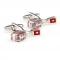 Old-School Broadcast Microphone Silver Red Cufflinks 3.JPG